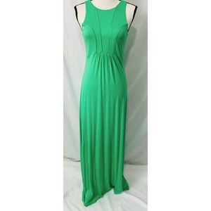 Neiman Marcus Green‎ Razor Back Sleeveless Maxi Dress, NWT